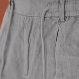 NICHOLS | HLAČE LANENE S UŽETOM