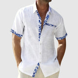 Dénes | Elegantna ljetna košulja s kontrastnim detaljima